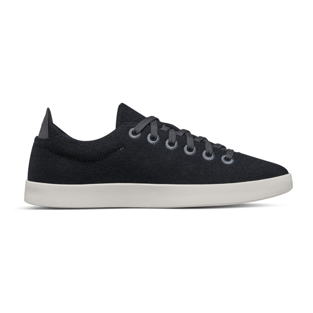 Allbirds Men\'s Sneakers Black - Wool Pipers - 72518JYLX